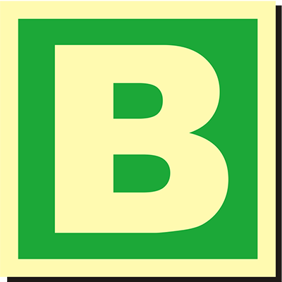 B